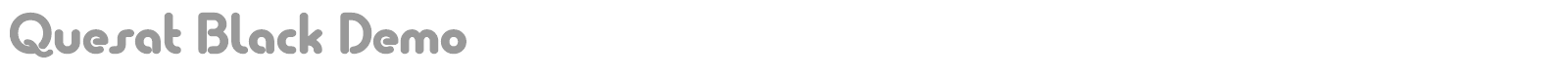 Quesat font preview